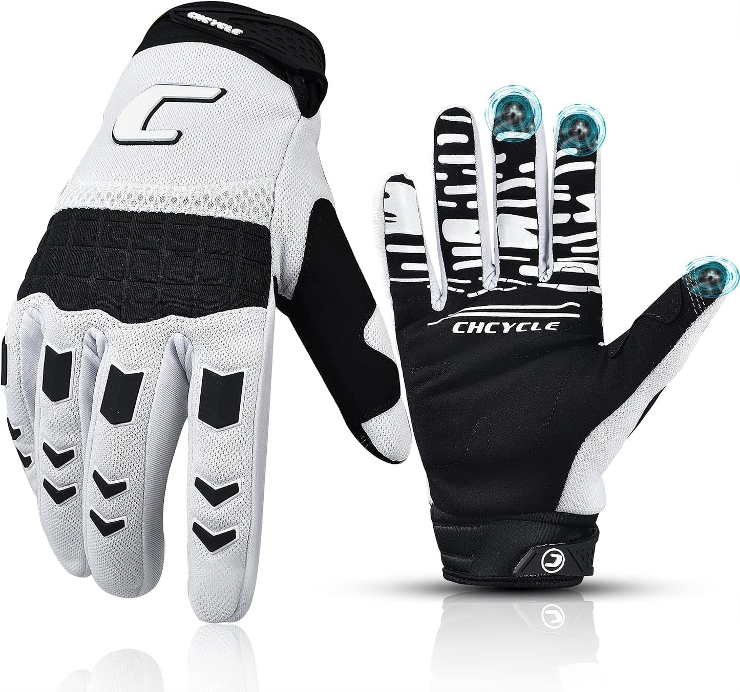 Guantes bicicleta MTB motocross pantalla táctil hombre