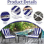 4 Pzas Cubiertas Almohadas Exterior 26x18" Set 6 Asientos