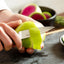Cuchillo cocina acero alto carbono mango madera oscura 3.5pulg