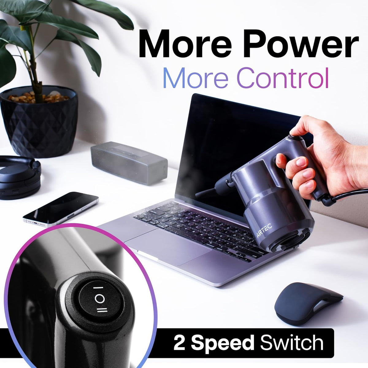 Soplador aire eléctrico para PC portátil y hogar