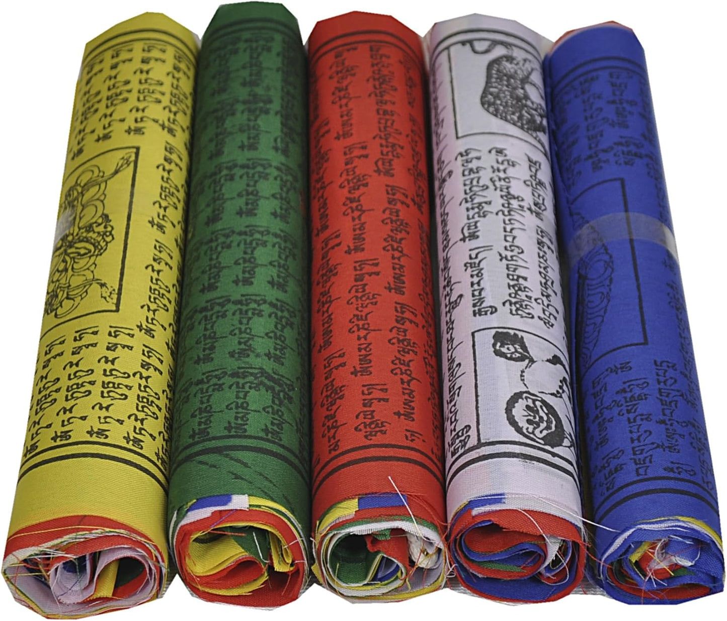 Banderas budistas tibetanas 6.5" pack 50