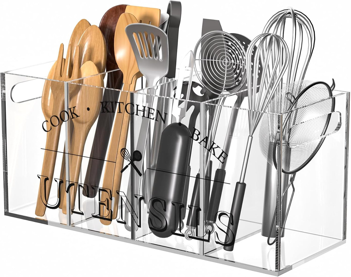 Soporte acrílico transparente encimera cocina extra grande