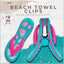 Clips para toallas playa correa rosa paquete 2 soporte seguro silla