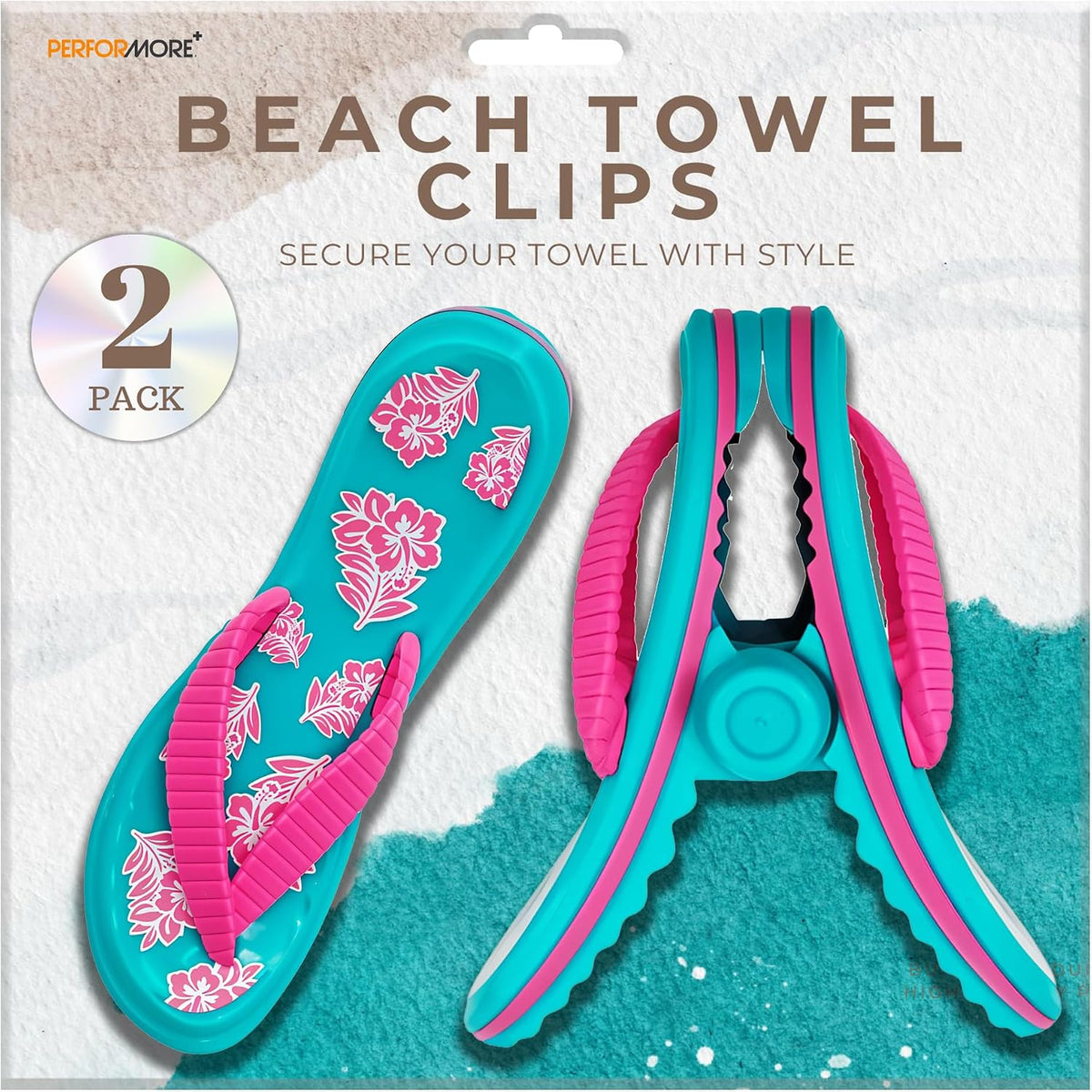 Clips para toallas playa correa rosa paquete 2 soporte seguro silla