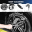 Set cepillos ruedas y neumáticos automóvil cerdas suaves
