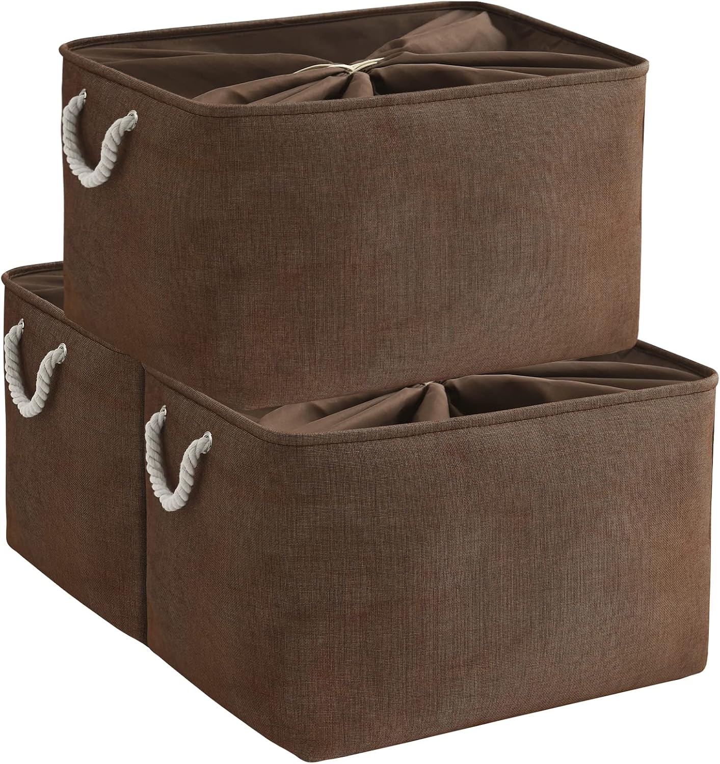 Pack 3 Cubos Almacenamiento Tela Jumbo 20.5x15.7"