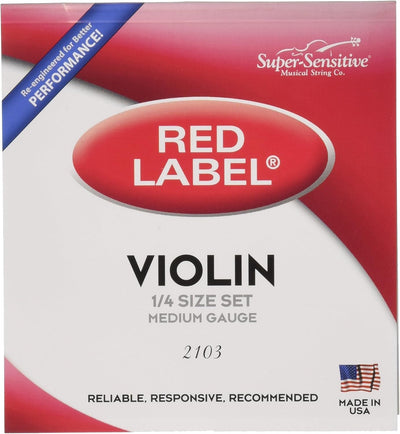 Cuerdas violín 1/4 Tension Red Label