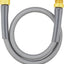 Manguera jardín conector metal trenzada nylon PVC flexible