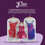 Bolsas transparentes danza con cremallera 37x18x3