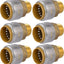 Adaptador MNPT 1x3/4" latón presión set 6