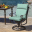 Cojín silla exterior 21x20pulg resistente lluvia aguamarina