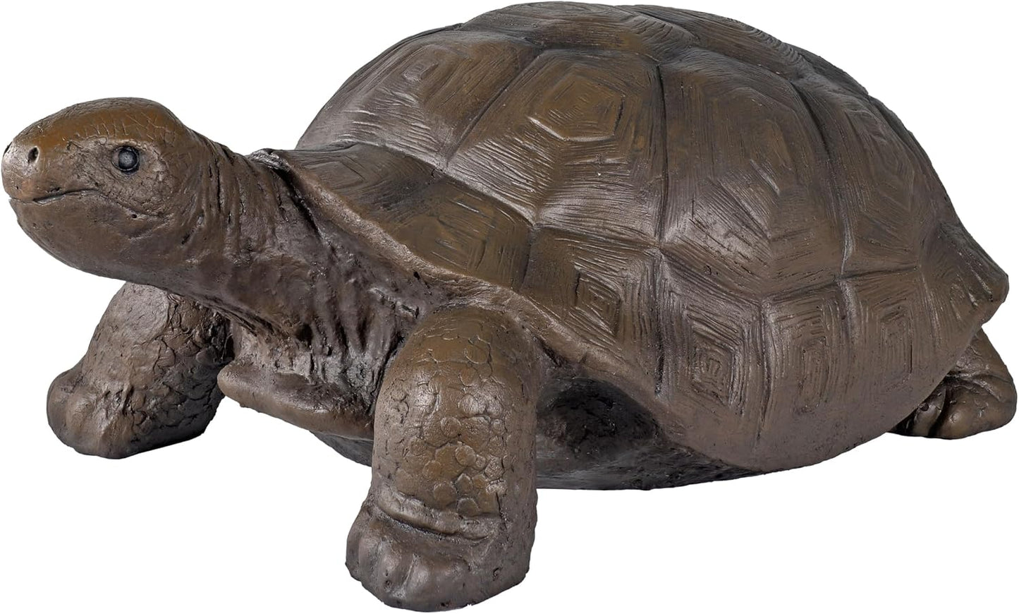 Estatua tortuga Talia jardín patio fibra vidrio 29x15pulg