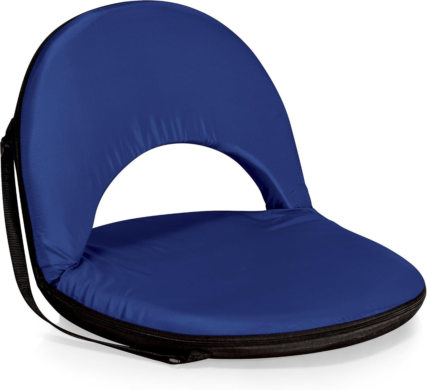 Silla reclinable portátil para estadio con respaldo y cojín