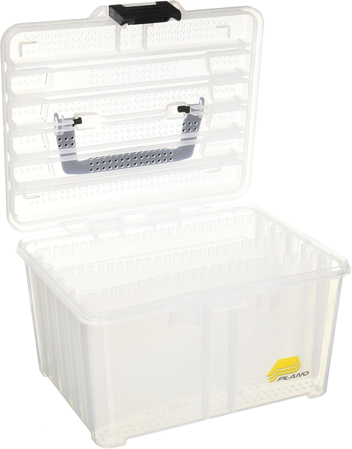 Caja colgante cebo transparente modelo 350