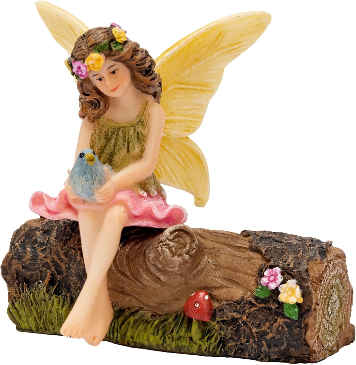 Kit figuras hadas miniatura para decorar jardín y interior