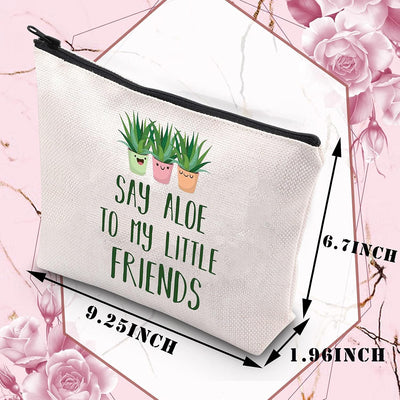 Bolsa maquillaje para amantes de plantas y suculentas