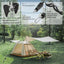 Cuerda campamento ajustable 1/8" con polea y colgador