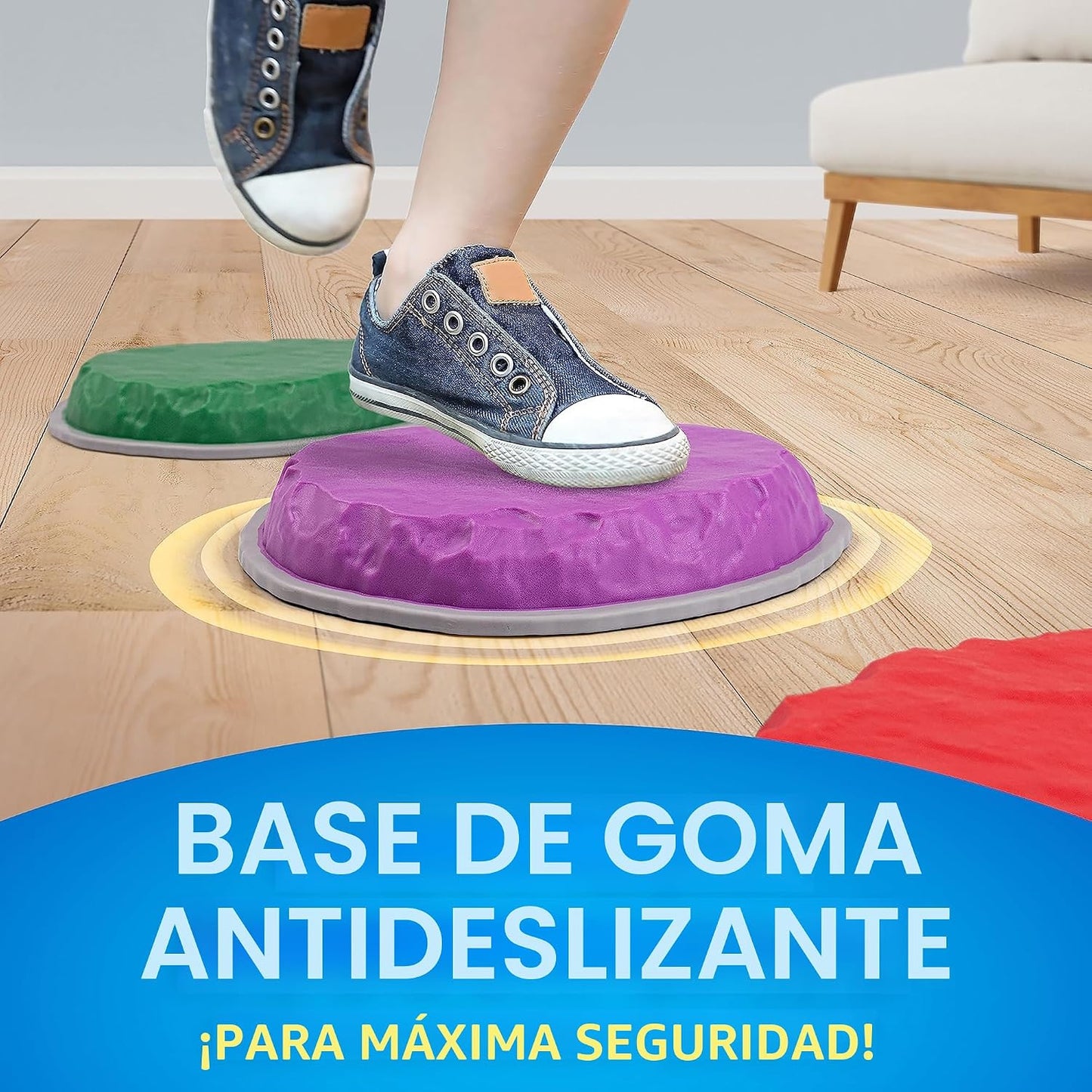 Piedras equilibrio niños antiderrap para interiores