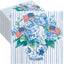 Servilletas cóctel florales patrióticas 5x5 pulg 80 pzas
