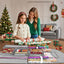 Organiz. rollos papel regalo 40x17" gris doble cara