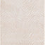 Alfombra área Meghan 2x3ft rectangular beige marfil