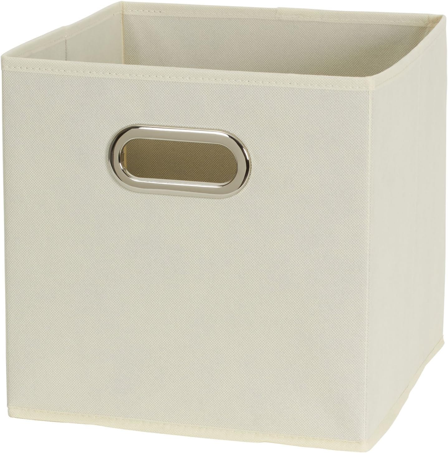 6 Cubos Almacenamiento Plegables Tela 11x11x11" Asas Armario