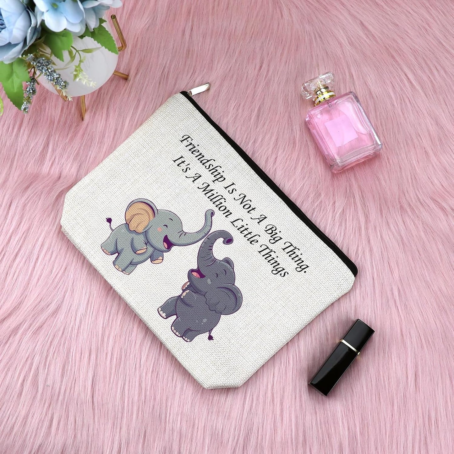 Bolsa cosméticos temática elefante regalo mujer