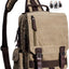 Bolso bandolera retro de lona asa cruzada hombre mujer