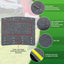 Cubiertas escalones RV 23pulg con tiras reflectantes set 3