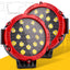 Luz trabajo LED 51W 5100lm redonda roja antiniebla