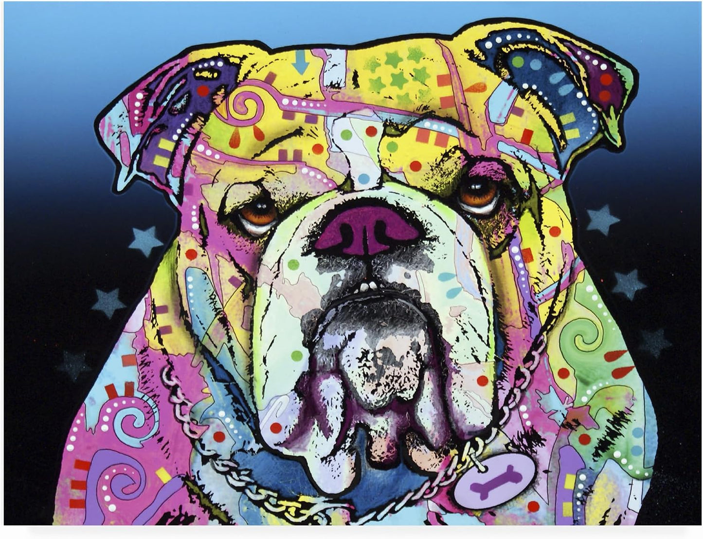Lienzo exterior 'The Bulldog' Dean Russo 35x47