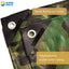 Lona camuflaje impermeable 16x20ft polietileno 10mil