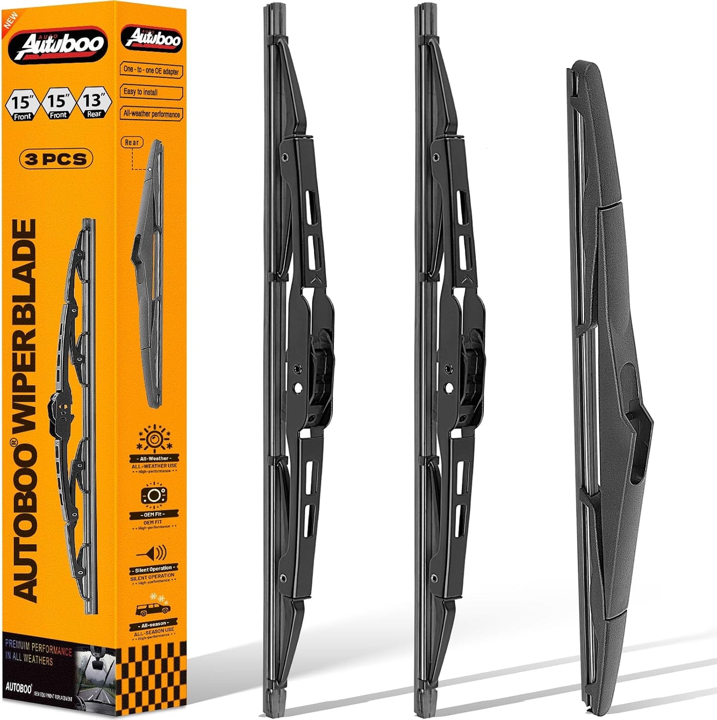 Repuesto limpiaparabrisas Jeep Wrangler 07-17 set 3