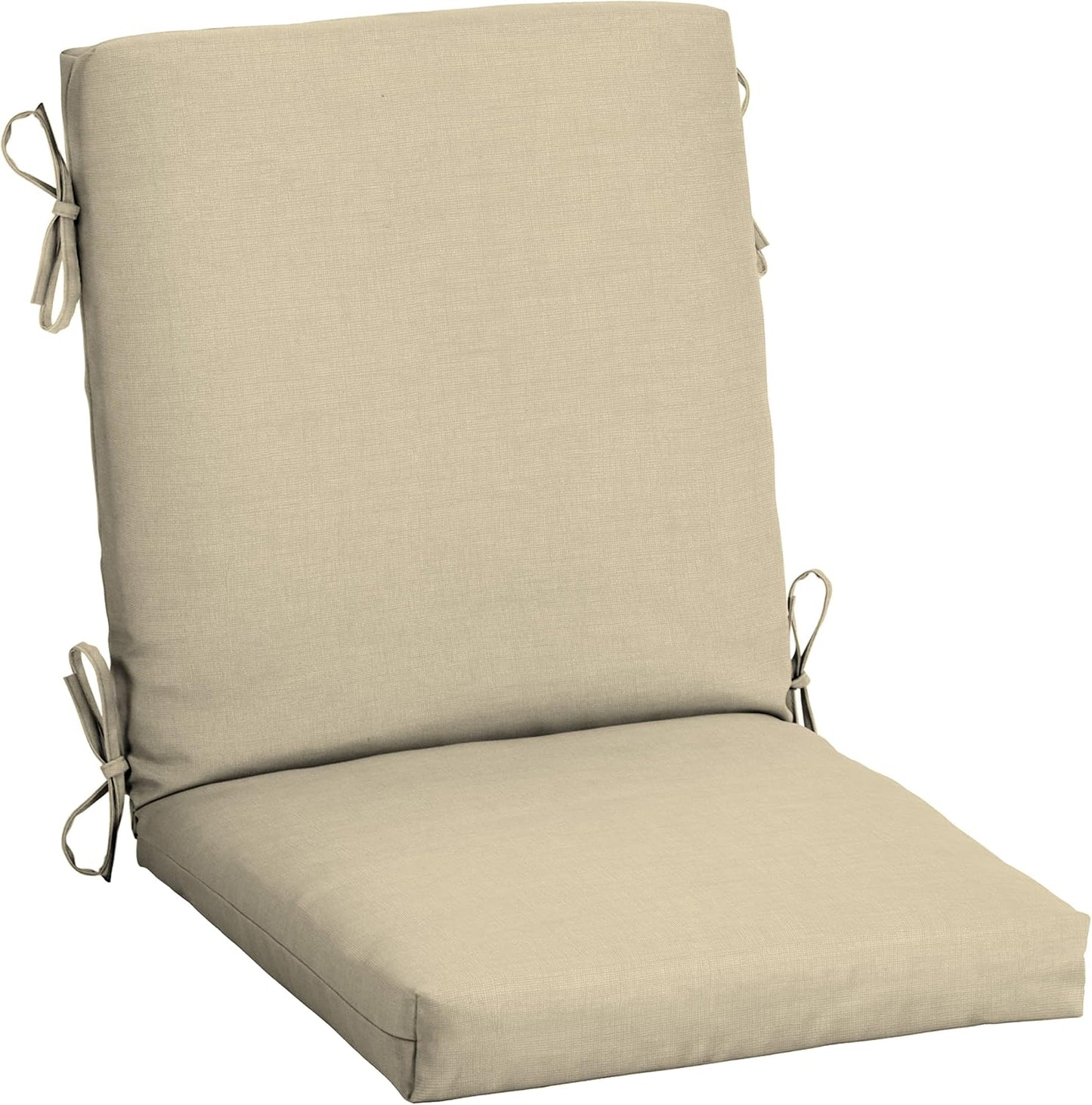 Cojín respaldo silla Arden 18x16.5pulg Tan