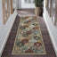 Alfombra pasillo marroquí enrejada lavable antiderrap 2x6