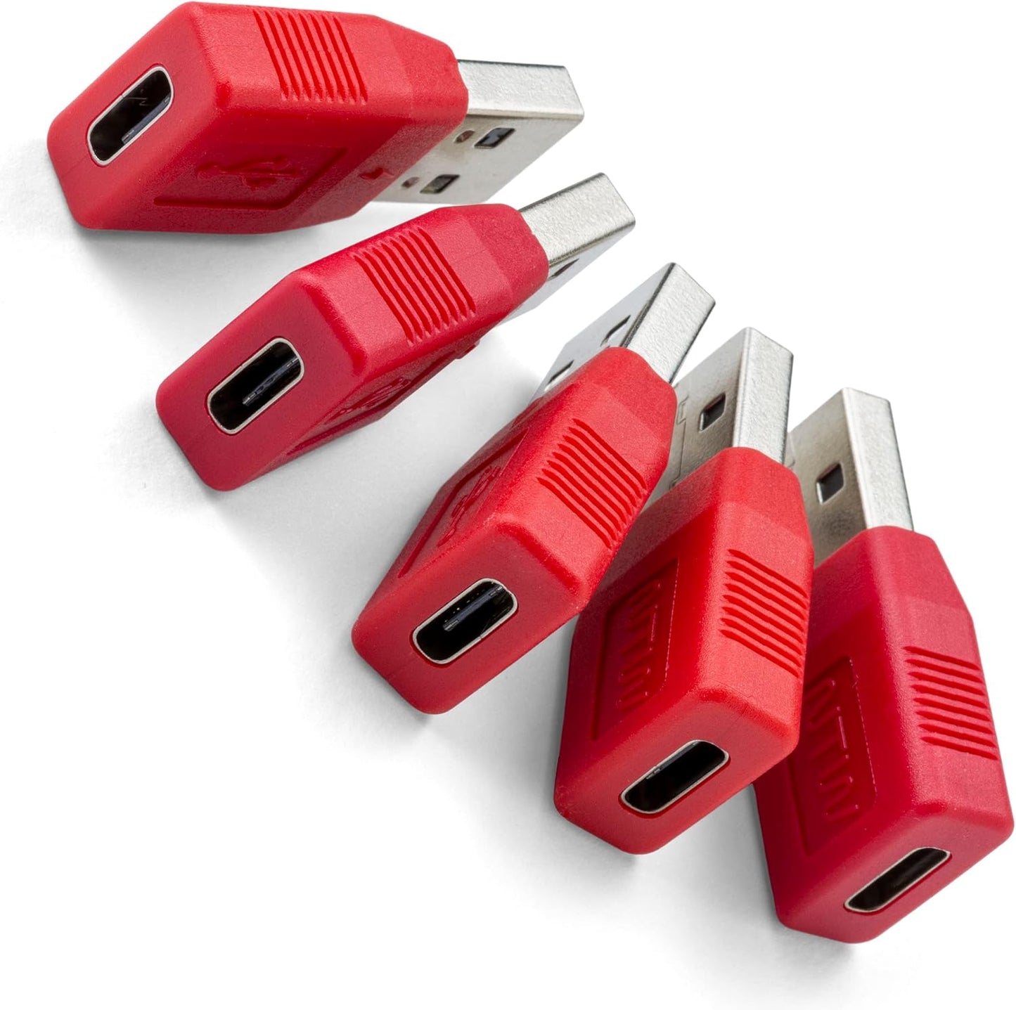 Bloqueador datos USB-A a USB-C adaptador solo carga