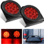 Luces traseras redondas 4pulg RV camión impermeables rojas