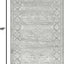 Alfombra gris 2x4ft para dormitorio sala comedor