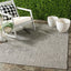 Alfombra lavable exterior 4x5ft 7" negro gris claro