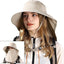 Sombrero sol ala ancha UPF50 con cubierta facial desmontable