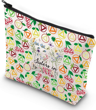 Bolsa maquillaje mujer inspiradora recuperación sobria