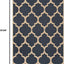 Alfombra marroquí yute azul antiderrap 3x5" entrada