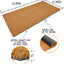 Tapete blanco 48x24pulg exterior con respaldo antiderrap