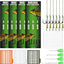 Kit pesca carpa 26-30 pzas anzuelos curvados cebo hilo