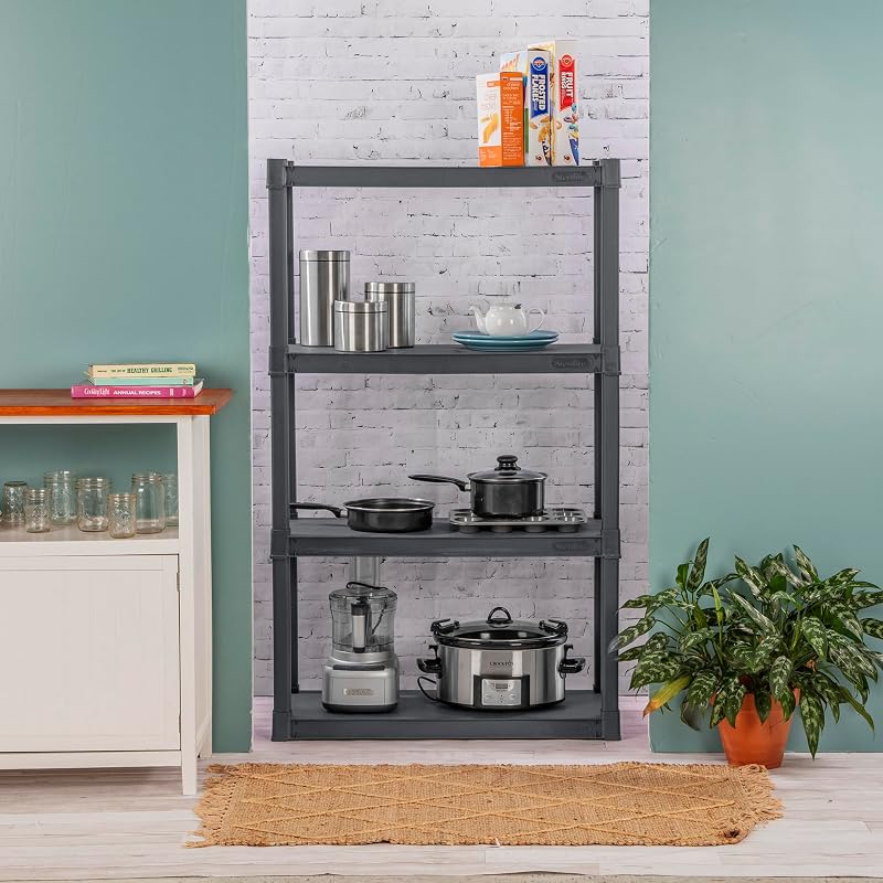 Pack 3 estantes plástico para cocina baño garaje