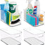 Set 4 Contenedores Plástico 10x6" Transparentes con Asa