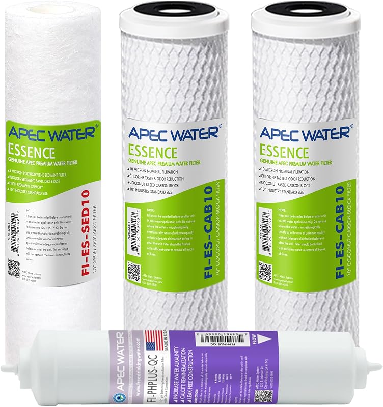Set Filtro Ósmosis Inversa APEC Essence Etapa 1-3&6