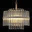Candelabro cristal moderno con 4 luces para comedor y sala