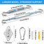 Kit accesorios toldo M8 acero inox 40 pzas