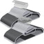 Pack 50 percheros plástico resistente 16.3pulg gris